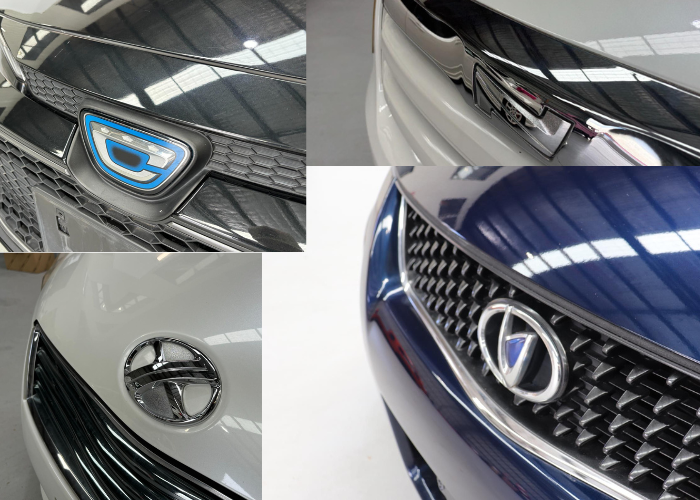 4 Different JDM Car Badges