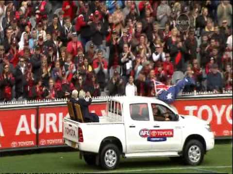 Toyota Driving around the footy final